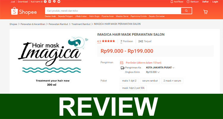 Is Imagica Hair Mask Legit (August) Read the Reviews.