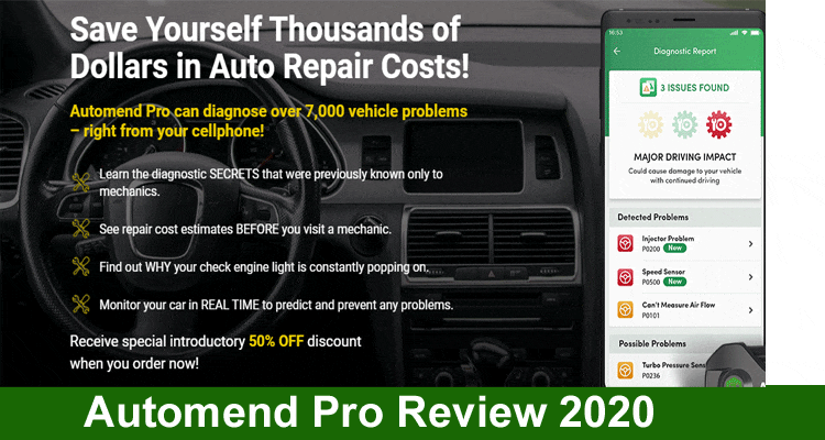 Automend Pro Review [Save 50%] Diagnose Your Car Problem