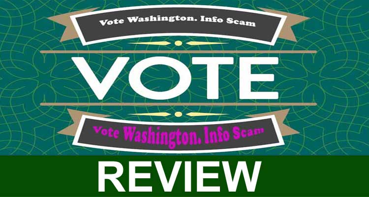 Vote Washington. Info Scam 2020