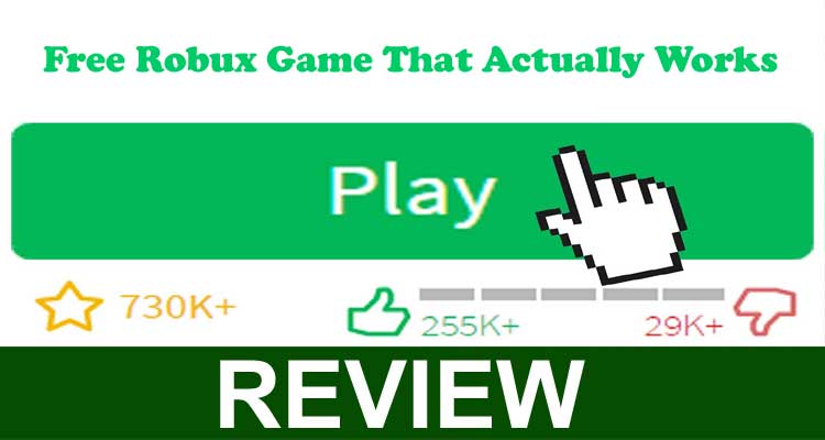 Free Robux Game That Actually Works (Nov 2020) Reviews.