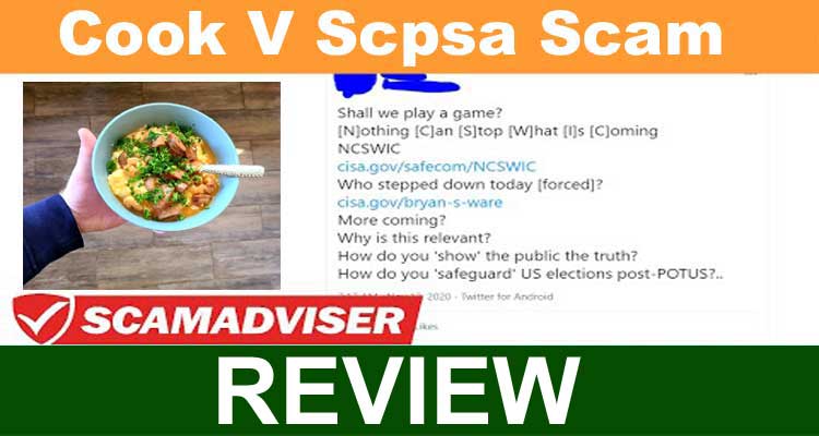 Cook V Scpsa Scam (Jan 2021) Consider Or Ignore It?