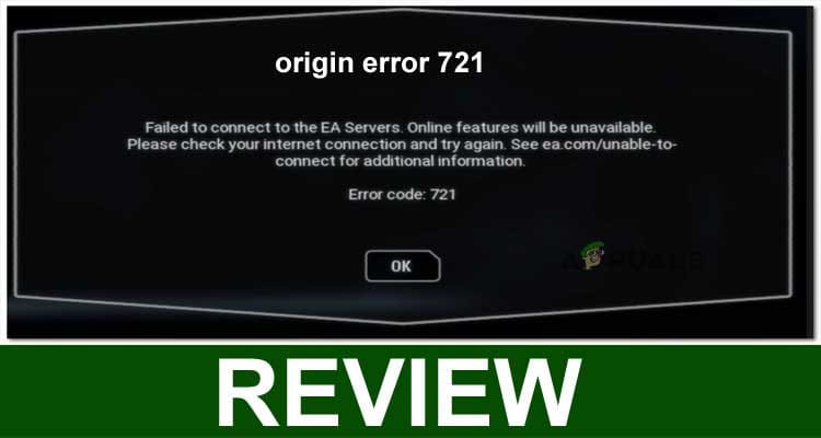 Origin Error 721 (Jan) Details Inside For This Error!