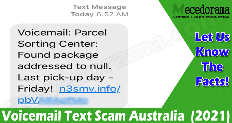 Latest News Voicemail Text Scam Australia